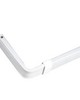 ABO Window Fashion Single 3in Projection Curtain Rod White