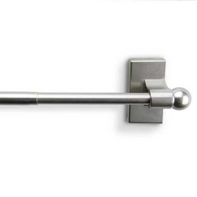 Magnetic Rod Satin Nickel 9-16in abo2023adds Silver  Magnetic Curtain Rods 