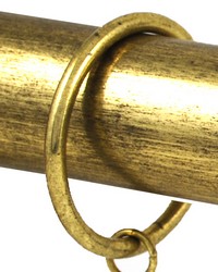 Metal Curtain Ring Antique Gold by  Brimar 