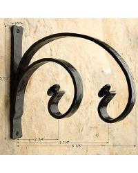 Double Forged Iron Bracket by   