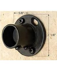 Forged Iron Wall Flange Inside Mount Bracket by   