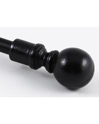 1/2 Inch Iron Globe Finial by   