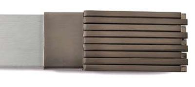 Brimar Stainless Steel Finial in Manhattan DMX03 STL  Metal Rods Modern Curtain Rods 