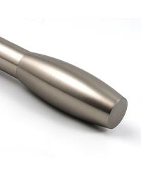 Convex Steel Curtain Rod Finial by   