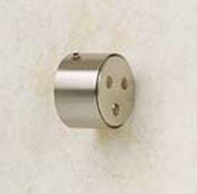 Brimar Curtain Rod Wall Flange in Tuxedo DTX43 