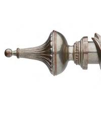 Fleur Water Gilded Curtain Rod Finial by   