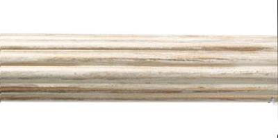 Brimar 2 Inch Diameter Wood Reeded Pole in Wood Signature Series DP530  A Whole Enchilada Wood Curtain Rods 