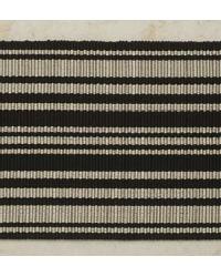 Striped Jacquard Tape Black and Cream by  Creative Fabrics 