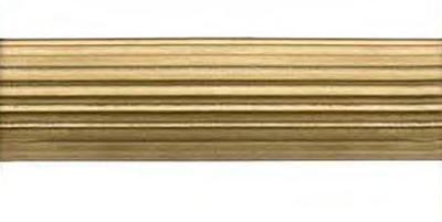 Brimar 2 Inch Diameter Reeded Water Gilded Wood Pole in Versailles Hardware DWG23  A Whole Enchilada Wood Curtain Rods 