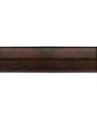 2 Inch Diameter Dark Walnut Smooth Wood Pole by   