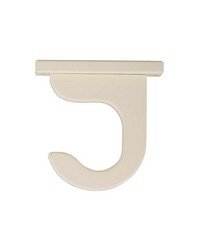 Ceiling Bracket for 1 38 Pole Antique White by   