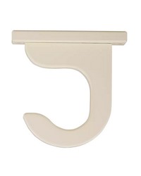 Ceiling Bracket for 2in Pole Antique White by  Forest Drapery Hardware 
