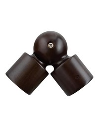 Swivel Socket for 1 38 Pole Espresso by  Brewster Wallcovering 