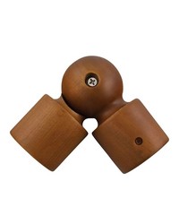 Swivel Socket for 1 38 Pole Pecan by  Brewster Wallcovering 