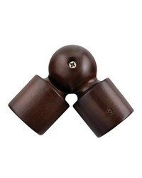 Swivel Socket for 1 38 Pole Walnut by   