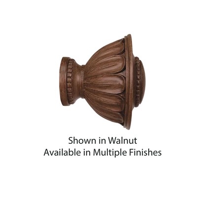  Wilshire Curtain Rod Finial for 1 3/8in Diameter Rod
