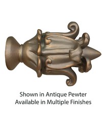 Florentine Curtain Rod Finial for 1 3/8in Diameter Rod by   