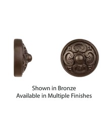 Royal Medallion Curtain Rod Endcap for 1 3/8 inch Pole by  Finestra 