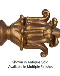 Florentine Curtain Rod Finial for 3in Diameter Rod by   