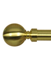 Ball Curtain Rod Finial by  Aria Metal 