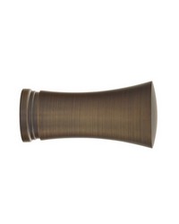 Trumpet Finial Brushed Bronze by   