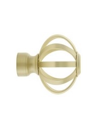 Cage Finial Satin Gold by   