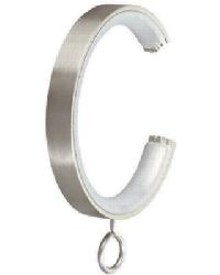 Bypass C Ring With Eyelet Brushed Nickel by  Swavelle-Millcreek 
