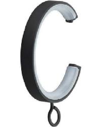 Bypass C Ring With Eyelet Matte Black by  Swavelle-Millcreek 