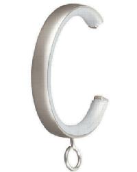 Bypass C Ring With Eyelet Satin Nickel by   