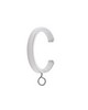 Aria Metal Bypass C-Ring with Eyelet Chrome