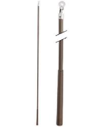 Metal Baton 36in Plastic Attachment FM312A Brushed Bronze by  Kasmir Hardware 