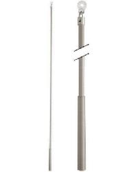 Metal Baton 36in Plastic Attachment FM312A Brushed Nickel by   