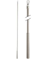 Metal Baton 36in Plastic Attachment FM312A Brushed Nickel by  Aria Metal 