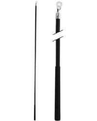 Metal Baton 36in Plastic Attachment FM312A Matte Black by  Aria Metal 