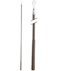 Metal Baton 36in Steel Clip FM312S Brushed Bronze by   