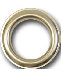 12 Round Metal Grommets by   