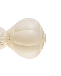 Morgan Finial Antique White by   