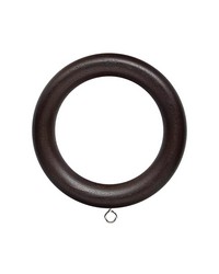 Wood Ring with Eyelet for 1 38 Pole Espresso by   