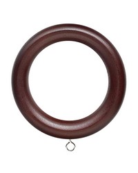 Wood Ring with Eyelet for 2in Pole Mahogany by  G P  and J  Baker 