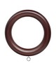 Finestra Wood Ring with Eyelet for 2in Pole Mahogany