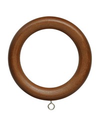Wood Ring with Eyelet for 2in Pole Pecan by   