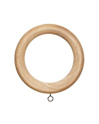 Wood Ring with Eyelet for 1 38 Pole Unfinished by  Futura Vinyls 