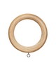 Finestra Wood Ring with Eyelet for 1 38 Pole Unfinished
