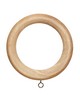 Finestra Wood Ring with Eyelet for 2in Pole Unfinished