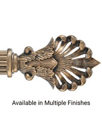 Emerging Scroll Finial by  The Finial Company 