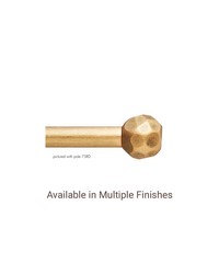 Small Hammered Ball Finial by  The Finial Company 