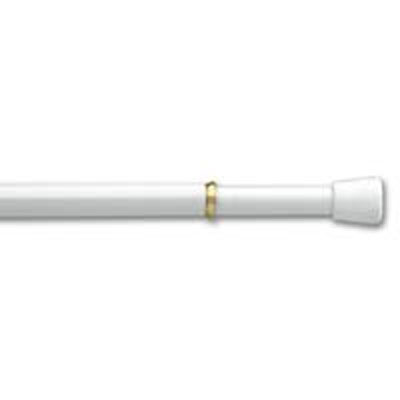 Graber White Tension Curtain Rod 7/16 in Round Graber Catalog 2-678  Tension Curtain Rods 