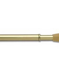 Brass Spring Tension Cafe Curtain Rod 3/4 in Round by  Graber 