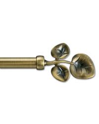 Triple Leaves Curtain Rod Set by  Zimmer and Rohde 