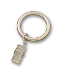 Ring with Clip Satin Brass by  Graber 